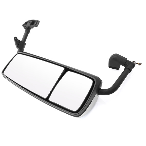Chrome Heated Mirror Assembly With LED Turn Signal for Volvo VNL Truck 